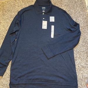 Croft & Barrow long sleeve shirt Blue NWT
